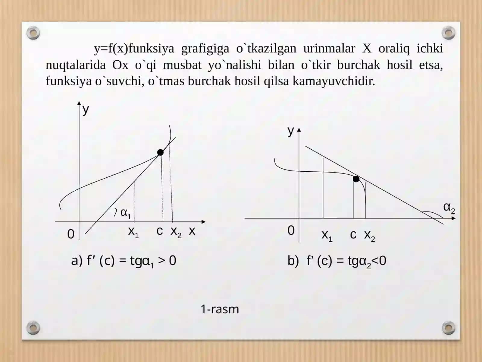 21-mavzu. Bir о‘zgaruvchili funksiyani tekshirish 4