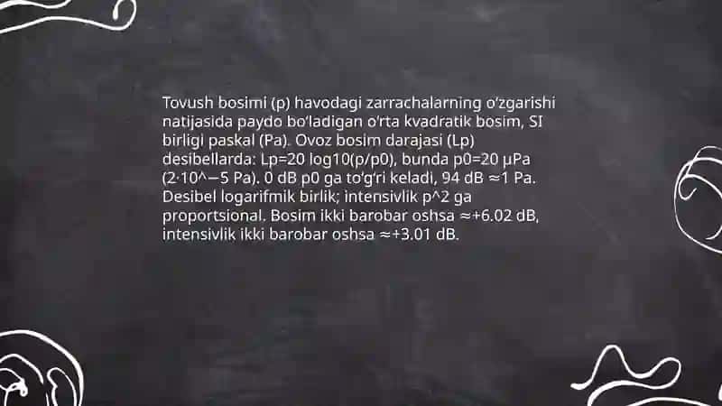 Eshitish tizimining fizik asoslari 4