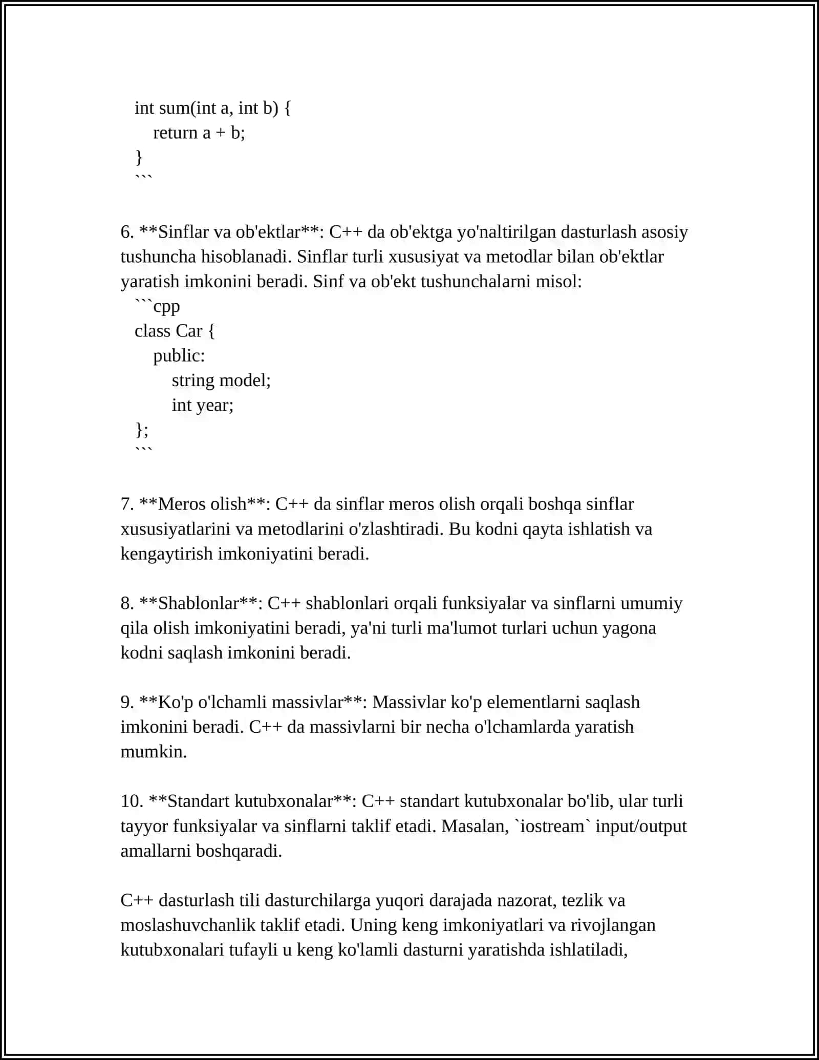 C++ TILIDA KABISA YILLARINI ANIQLASH DASTURINI YOZING 4