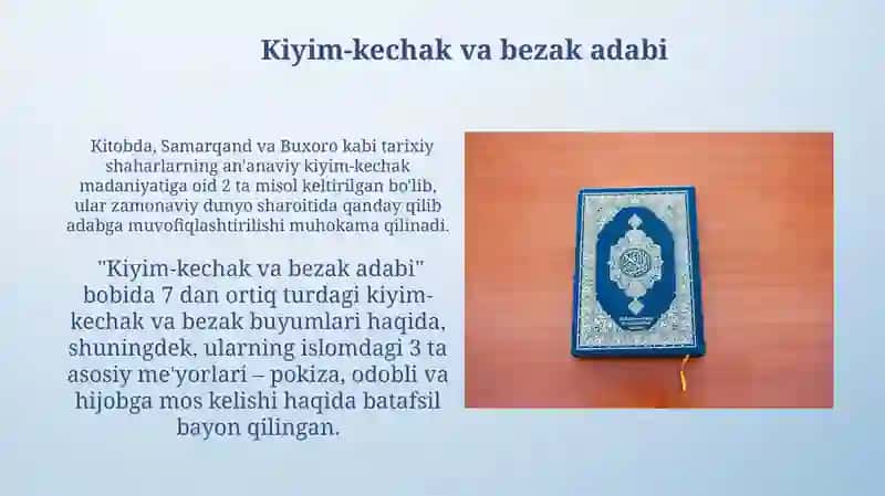 AL-ADAB AL-MUFRAD Islomiy odob -axloq darsligi 4
