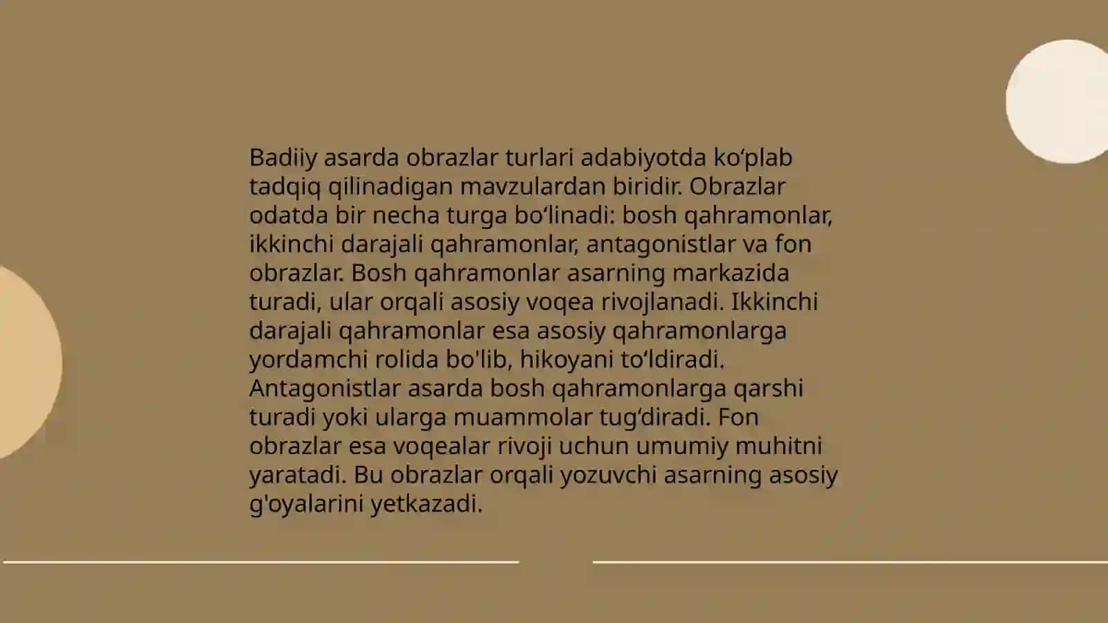 Obraz, xarakter, tip: umumiylik va o'ziga xosliklar 4
