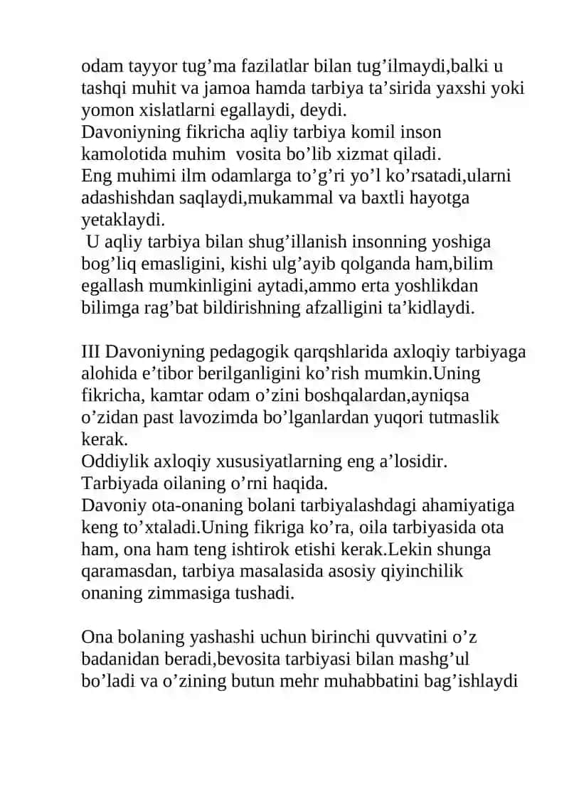 Jaloliddin Davoniyning pedagogik qarashlari 4