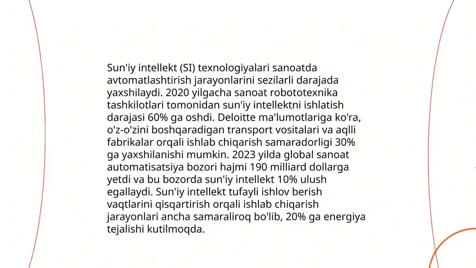 Sun'iy intellektni sanoat tarmoqlarida joriy qilish 4