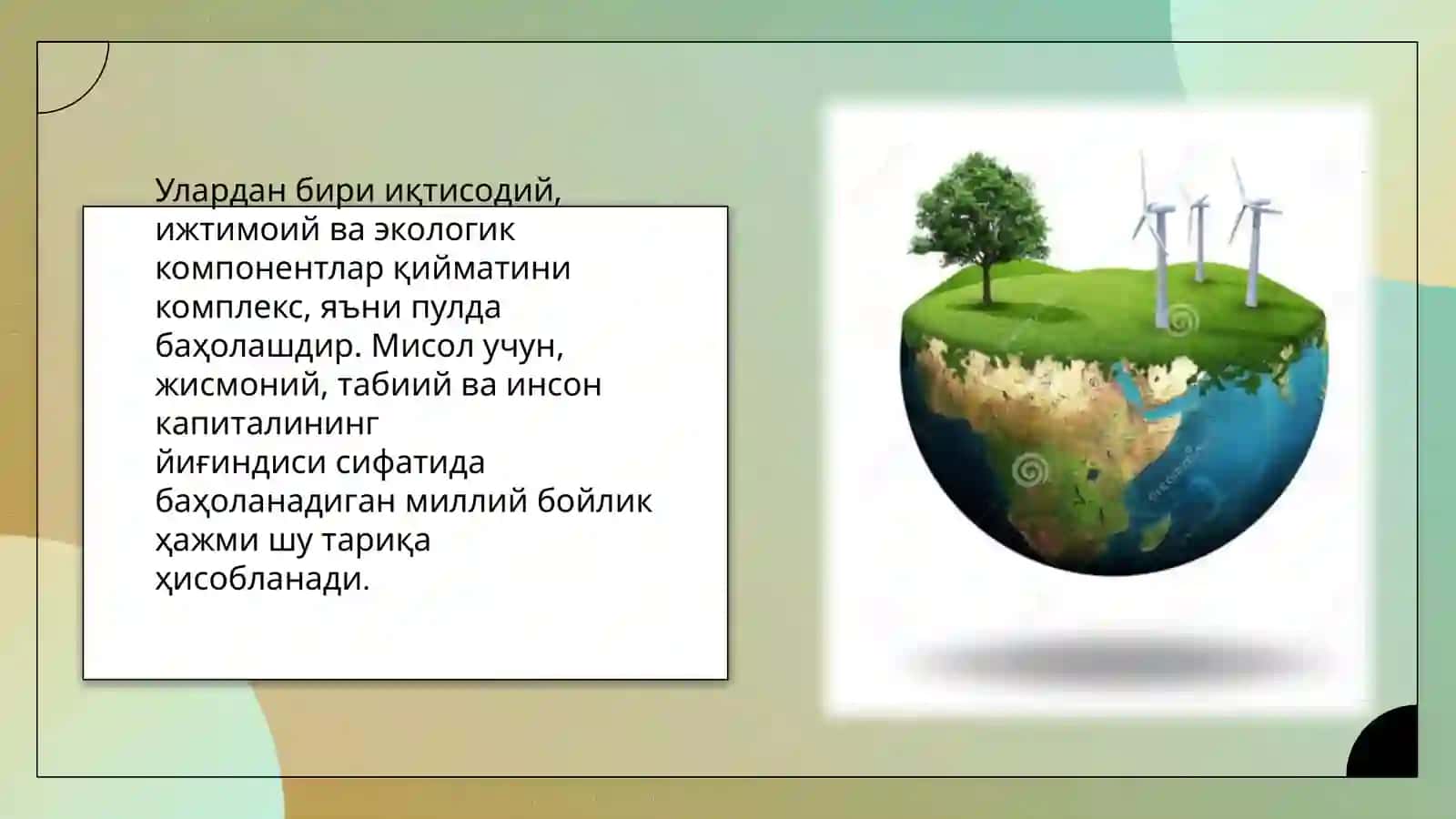 Yashil iqtisodiyotni baholash amaliyoti va indikatorlari 4
