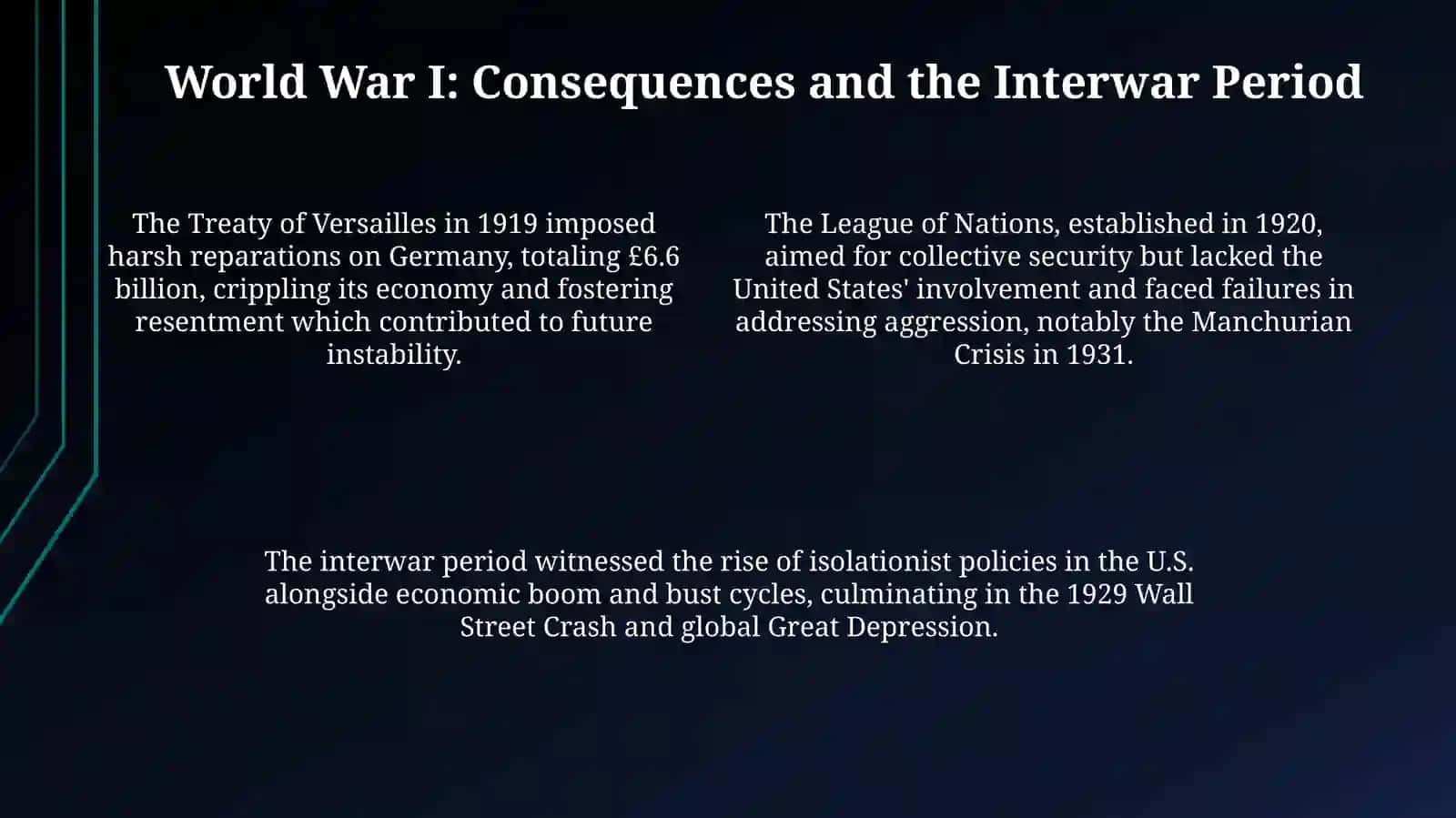 The World Wars: Causes, Conflicts, and Consequences 4
