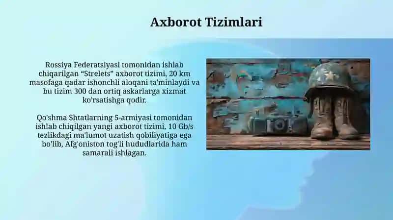 Harbiy avtomobillarning qoʻshimcha jihozlari 4