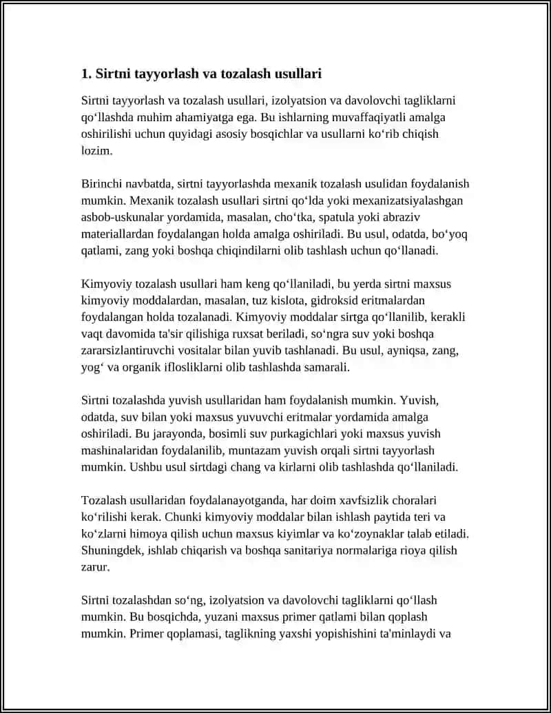 IZOLOTSION VA DAVOLOVCHI TAGLIKLARNI QOLLASH USULLARI 4