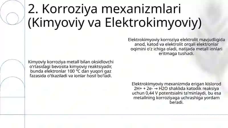 Korroziya tushunchasi 4