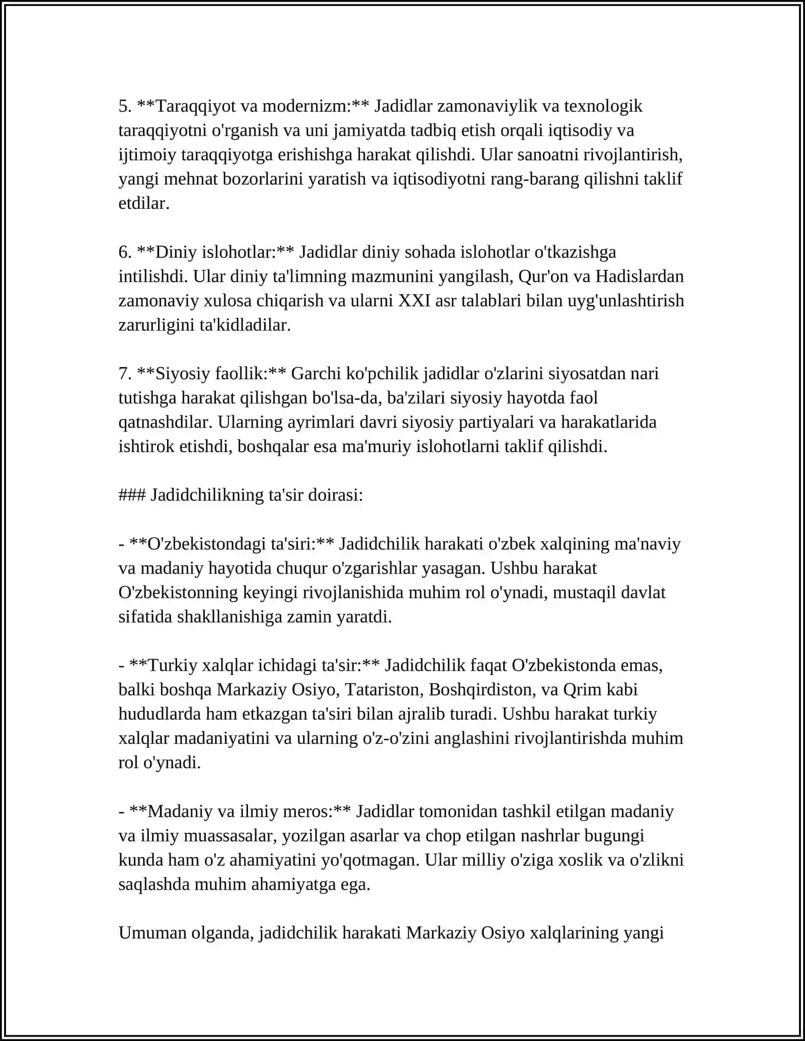 JADIDCHILIK HARAKATINING VUJUDGA KELISHI 4
