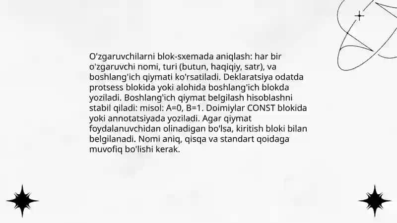 Chizma va algoritmlar bo'yicha hisoblashga doir misol va masalalarni yechish 4