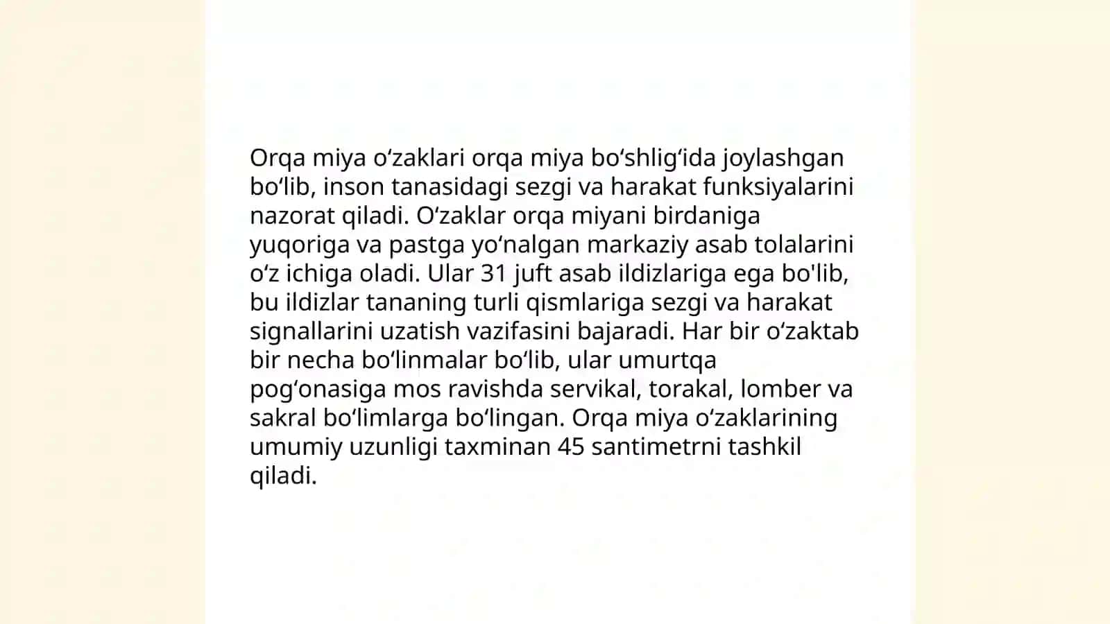 Orqa miya oʻzaklarining joylashuvi va ularning ahamiyati 4