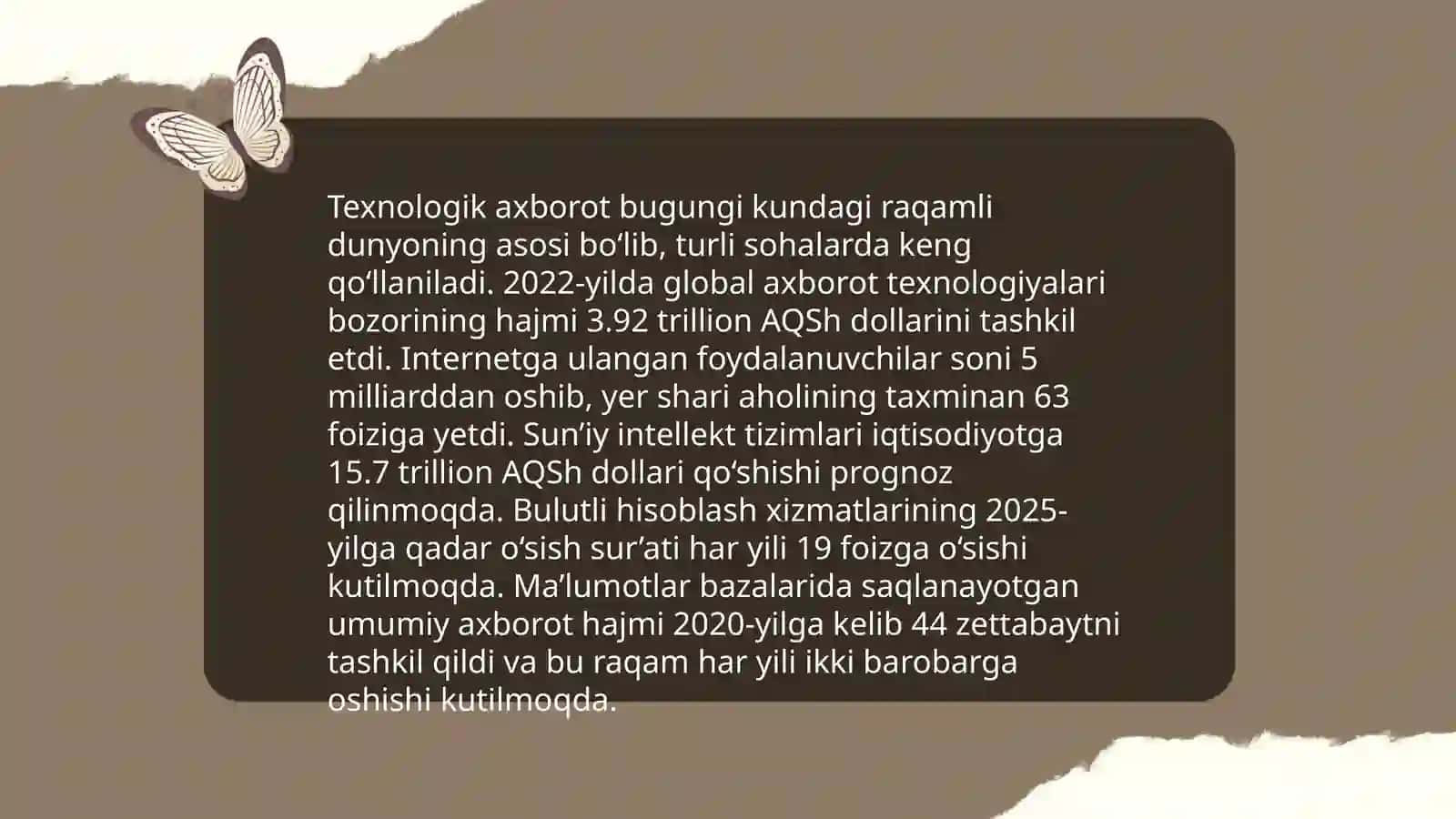 Axborot turlari va uning ishonchliligi 4