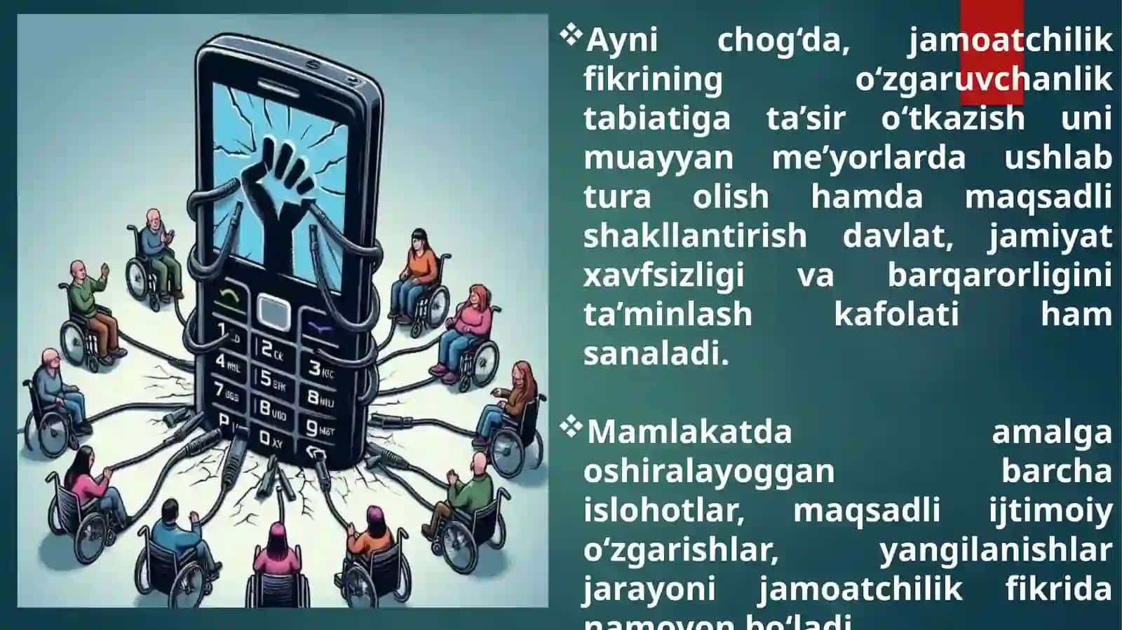 Jamoatchilik fikri va jamiyatning axborot-psixologik himoyasini ta’minlash 4