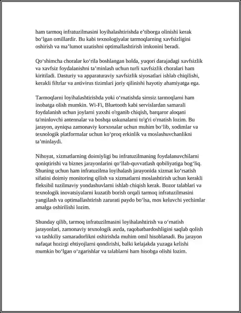 KOMPYUTER TARMOQLARIGA XIZMAT KOʻRSATISH 4