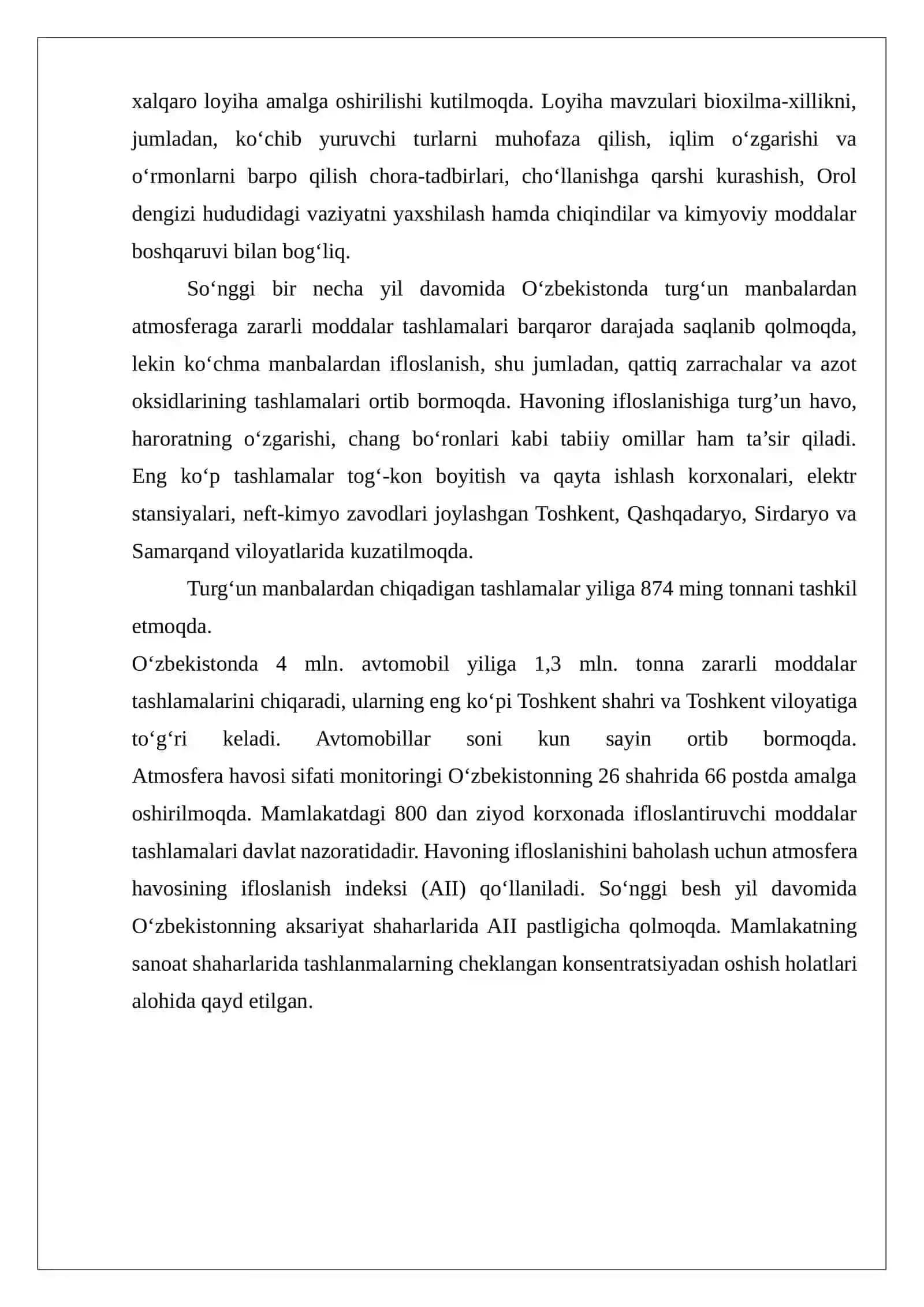 Atrof-muhit ifloslanishi va uning turlari 4