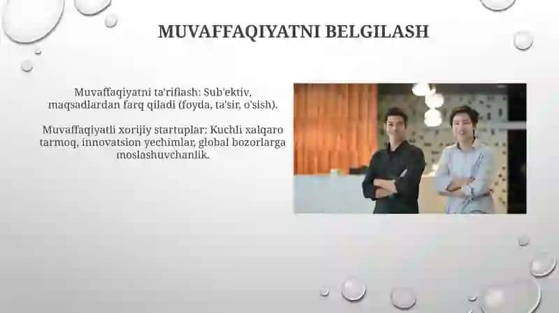 Muvaffaqiyatli mahalliy va xorijiy startaplar 4