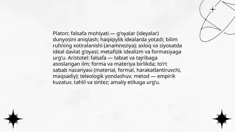 Falsafaning mohiyatiga oid Sharq va G'arb mutafakkirlari 4