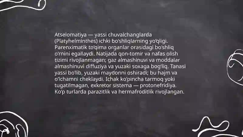 Yassi chuvalchanglar tipi 4