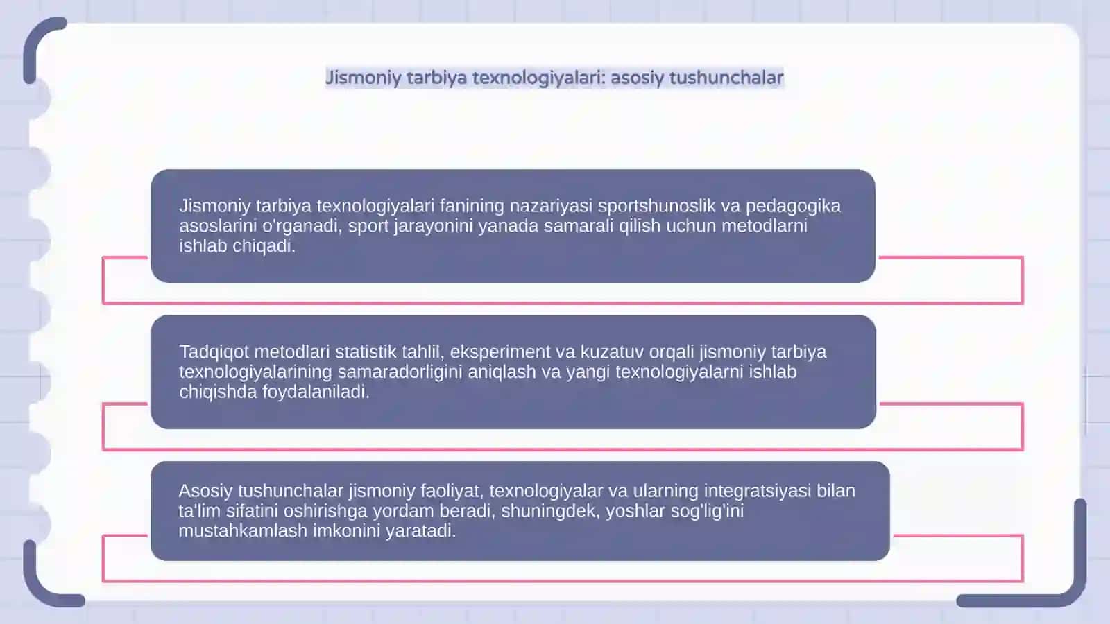 Bolalar jismoniy tarbiya nazariyasi va texnologiyalari fanining tadqiqot metodlari 4