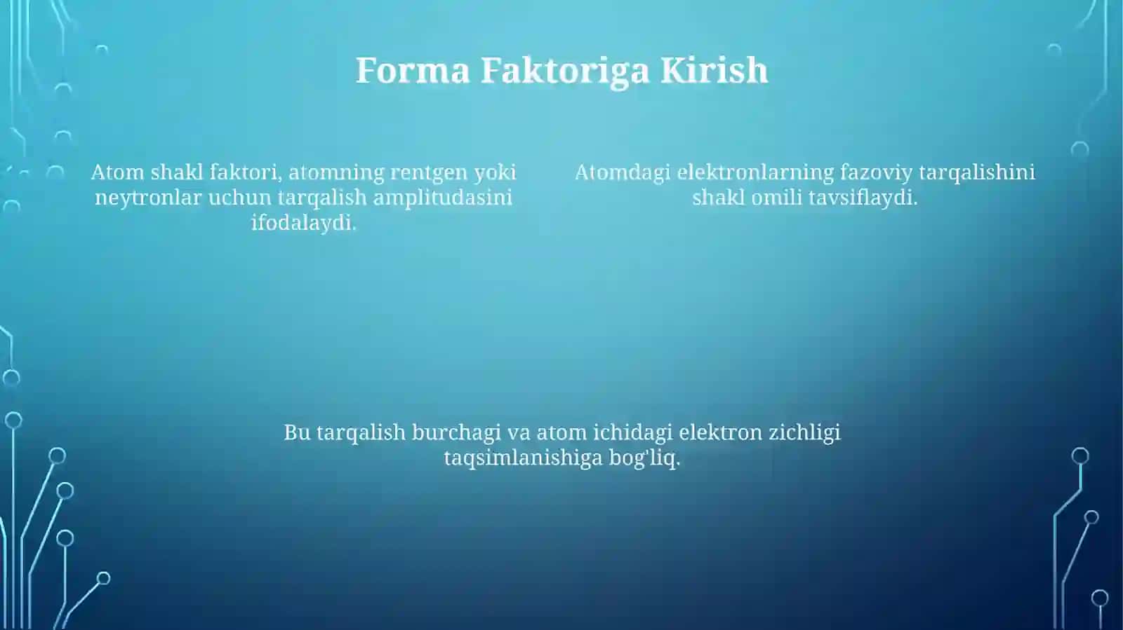 Atomformfaktori 4