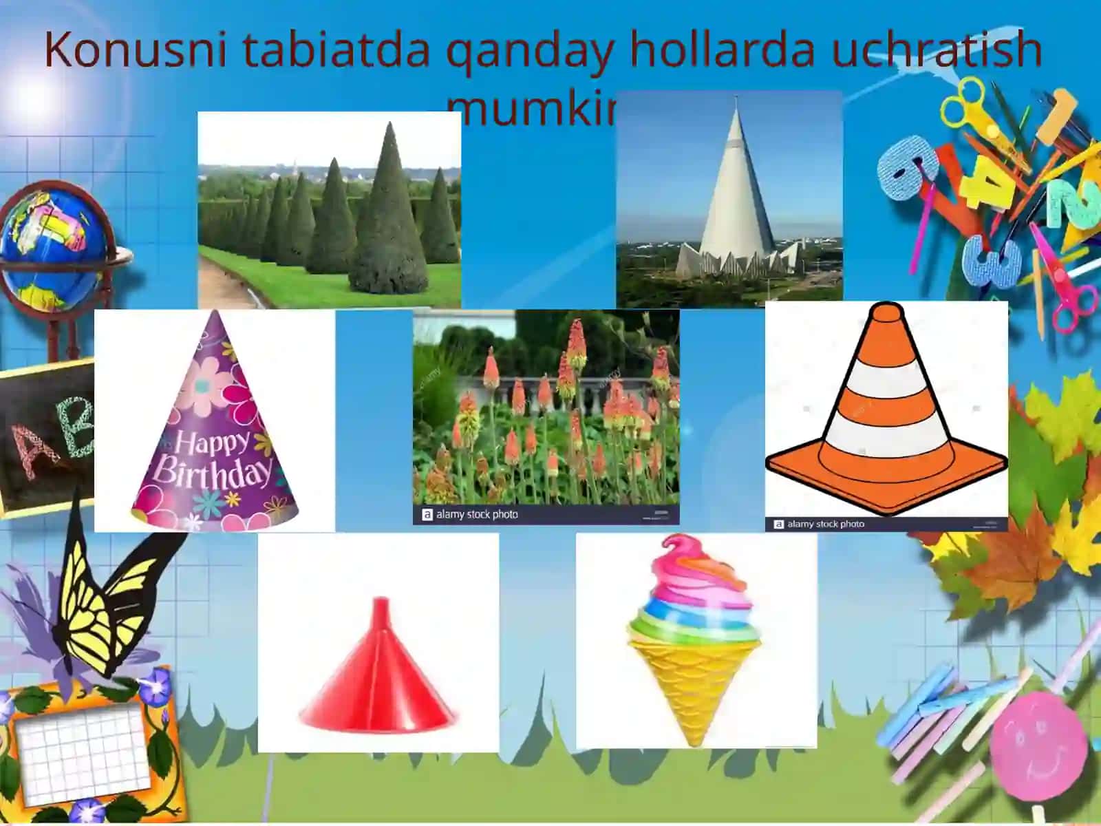 11-sinf Geometriya fanidan Kesik konus mavzusida dars taqdimot 4
