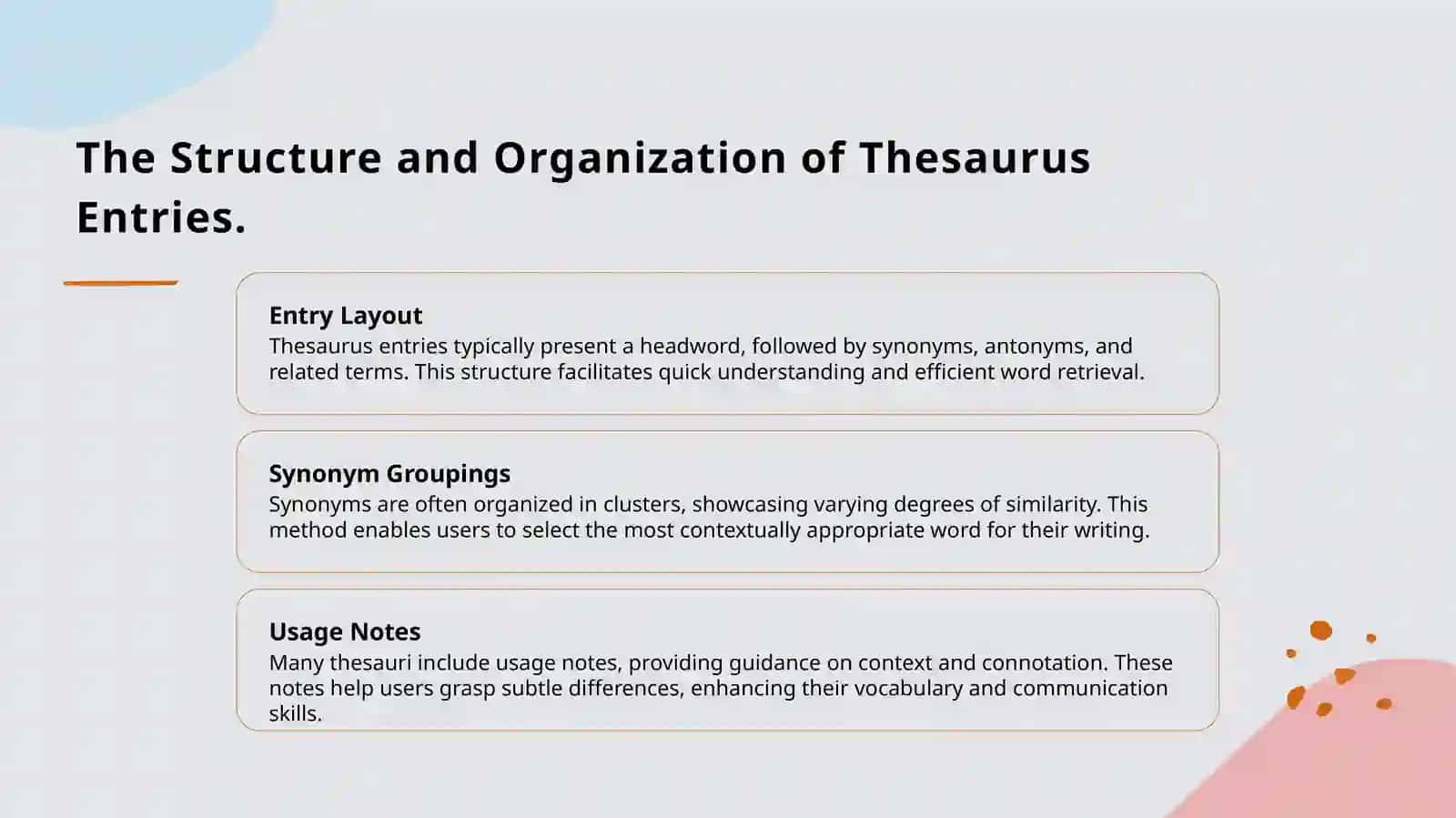Thesaurus Dictionaries 4