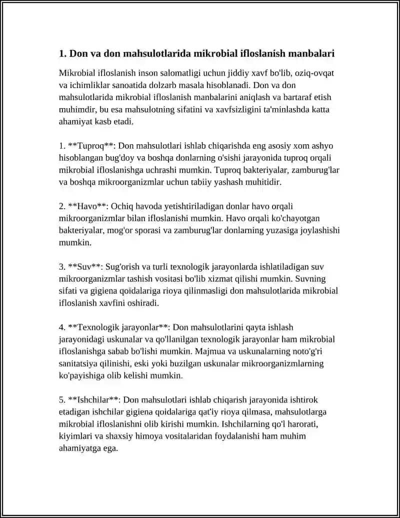 DON VA DON MAHSULOTLARI MIKROBIOLOGIYASI 4