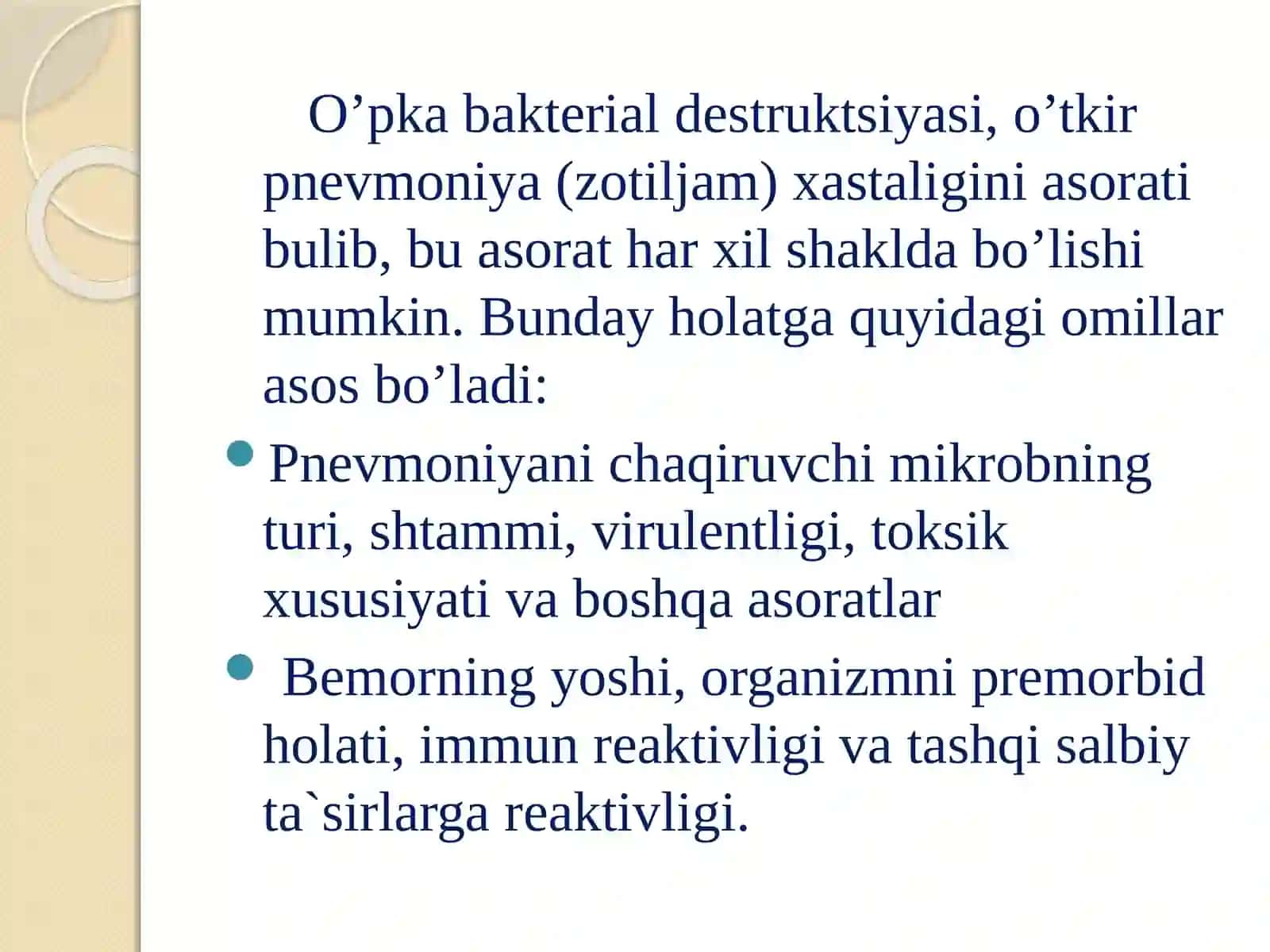 BOLALARDA O’PKА VА PLЕVRАNING YIRINGLI YALLIG’LАNISH KАSАLLIKLАRI 4