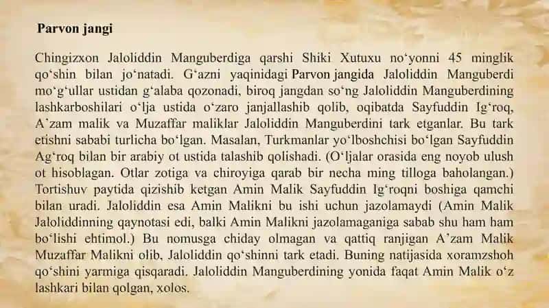 Jaloliddin Manguberdi vatan himoyachisi 4
