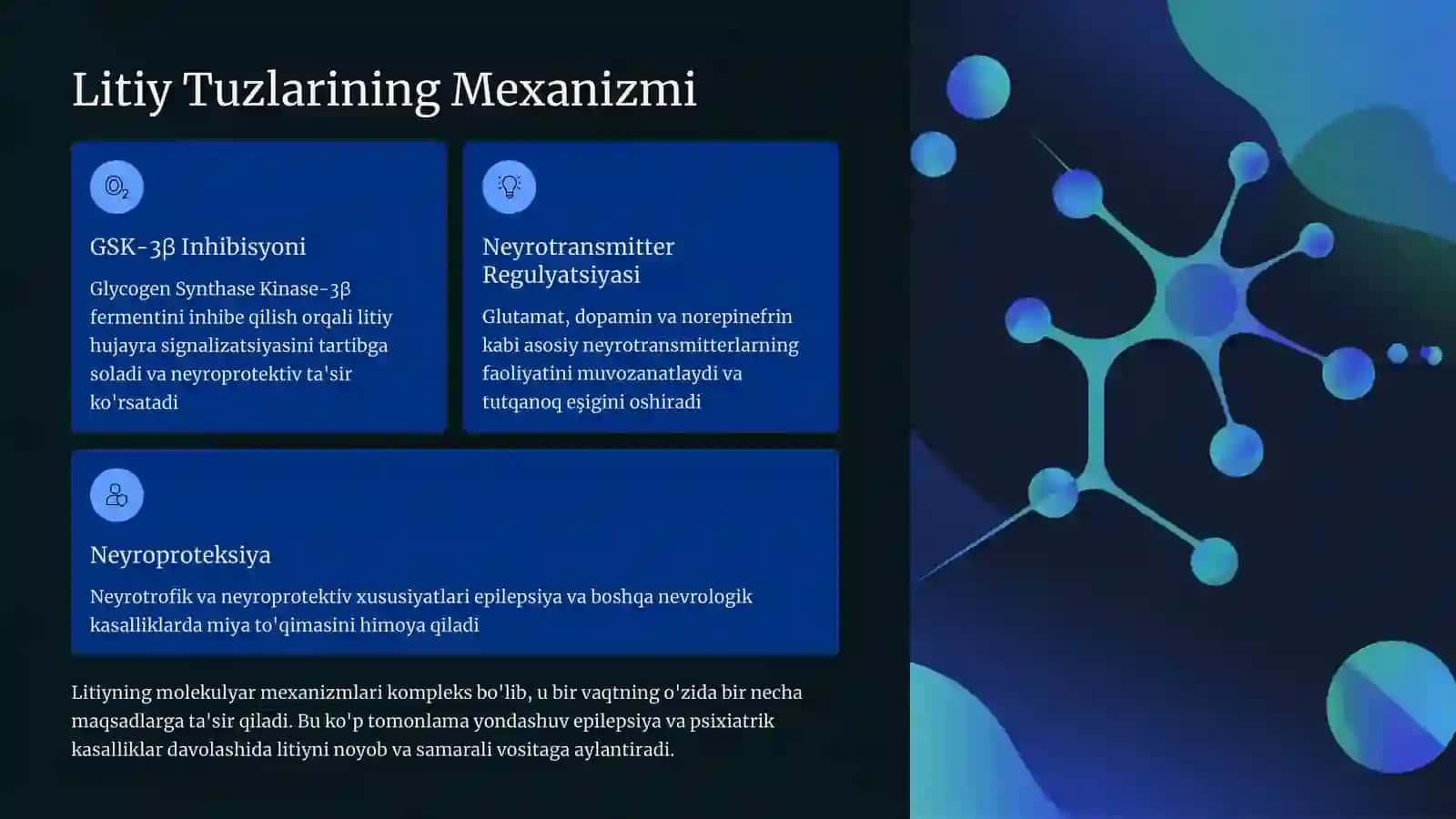 Epilepsiyaga Qarshi Vositalar: Litiy Tuzlari va Sedativlar 4