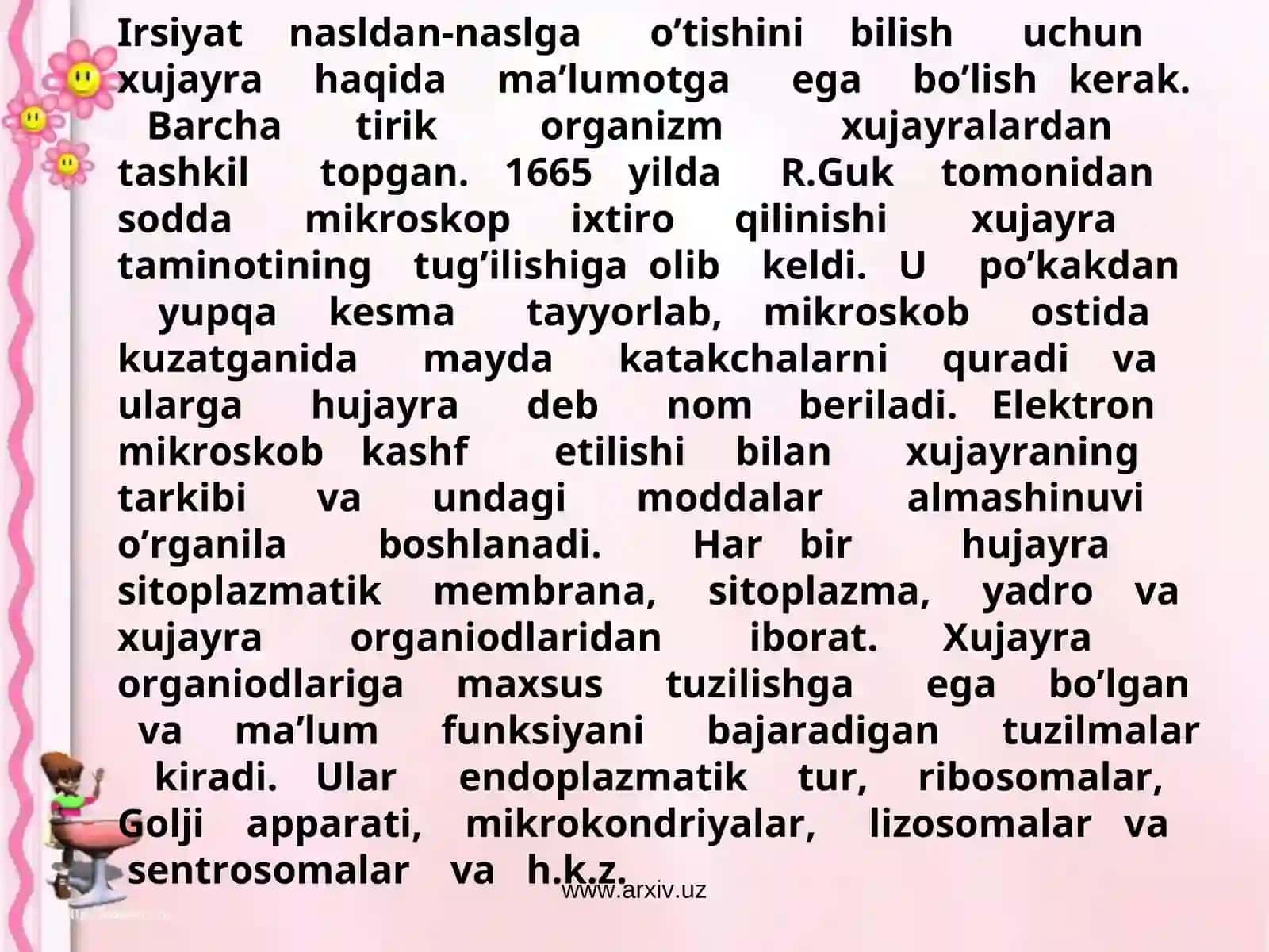 Irsiyat va muhit 4