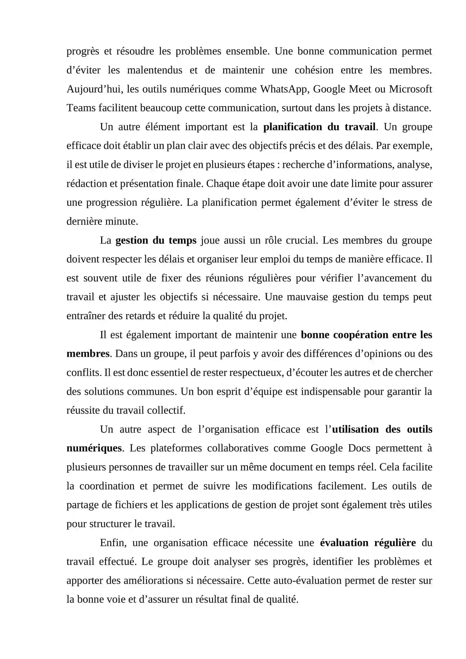 Travail en groupe: concevoir une méthode d’étude efficace 4