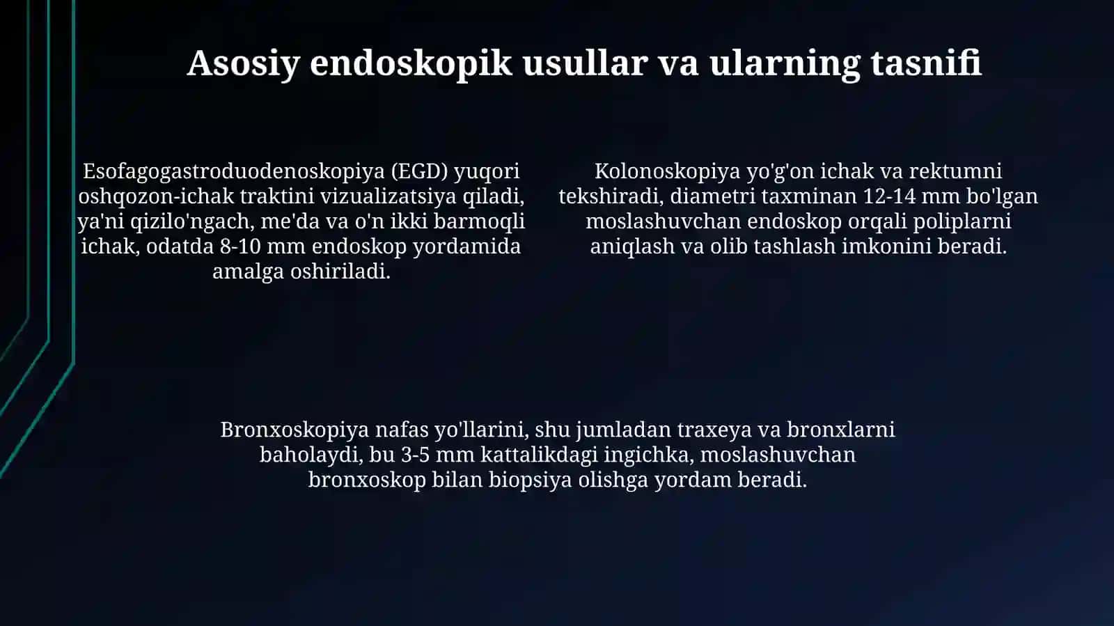 Tibbiyotda endoskopik usullarining qoʻllanilishi 4