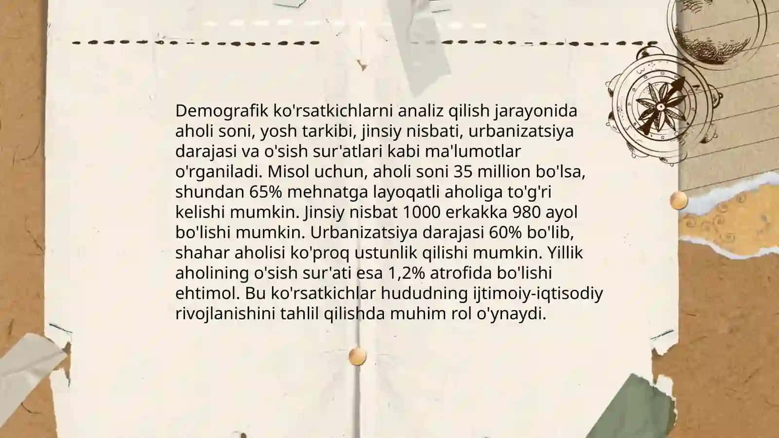 Demografik jaratonlarni o'rganish usullari 4