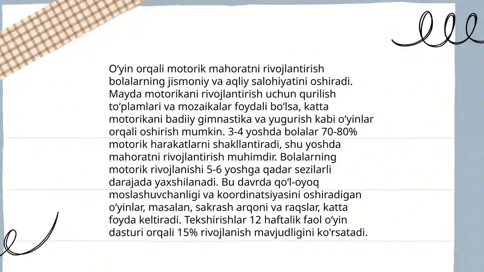 Bolalar oʻyinlari va ular orqali mahoratni rivojlantirish 4