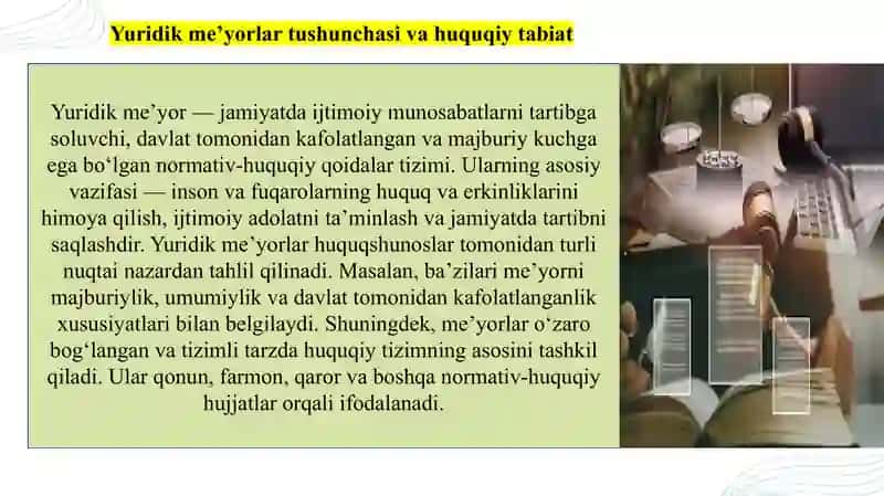 Huquqning yuridik me’yorlar yaratish orqali paydo bo‘lishi 4