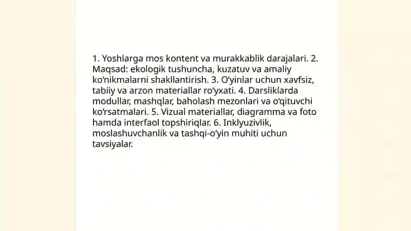 Oʻyinlar asosida bolalarni tabiat bilan tanishtirish texnologiyasi 4