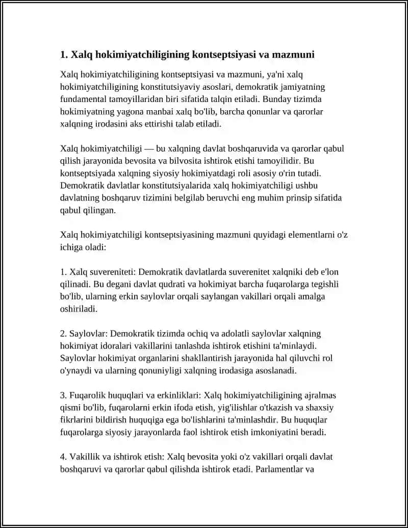 XALQ HOKIMIYATCHILIGINING KONSTITUSIYAVIY ASOSLARI 4