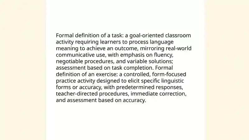 Understanding task-based learning 4