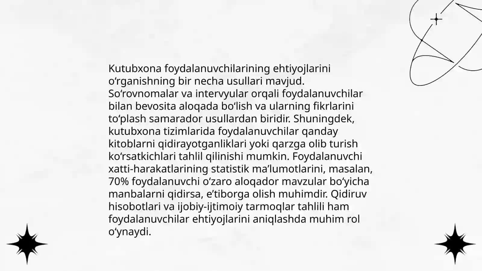 Kutubxona axbarot faoliyatini boshqarishda marketing faol metod sifatida 4