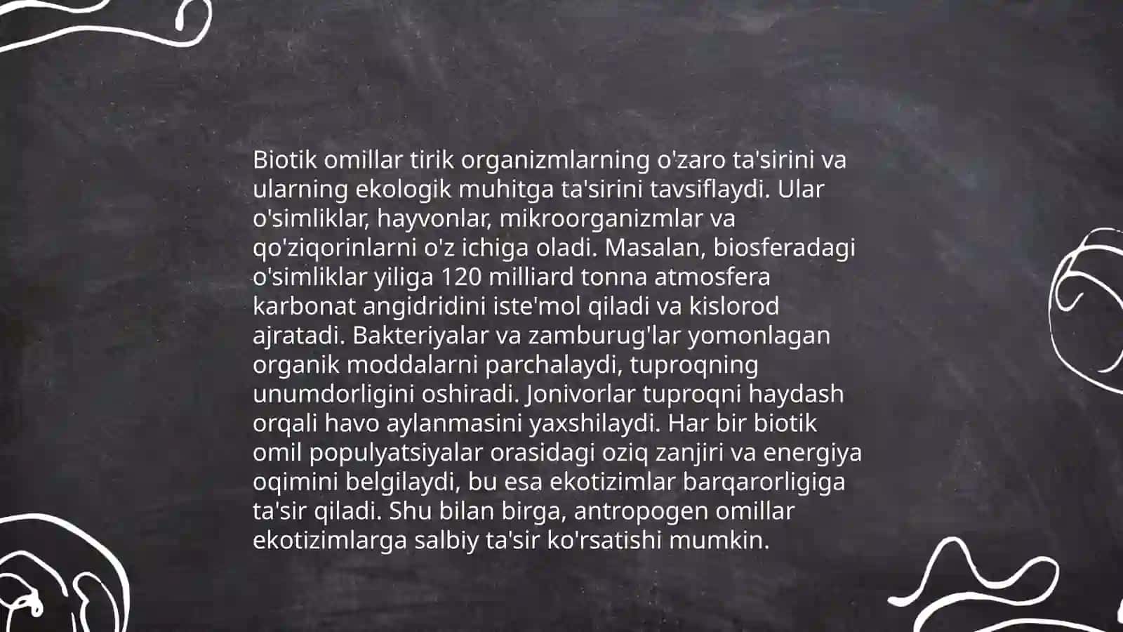 Abiotik va biotik omillar 4
