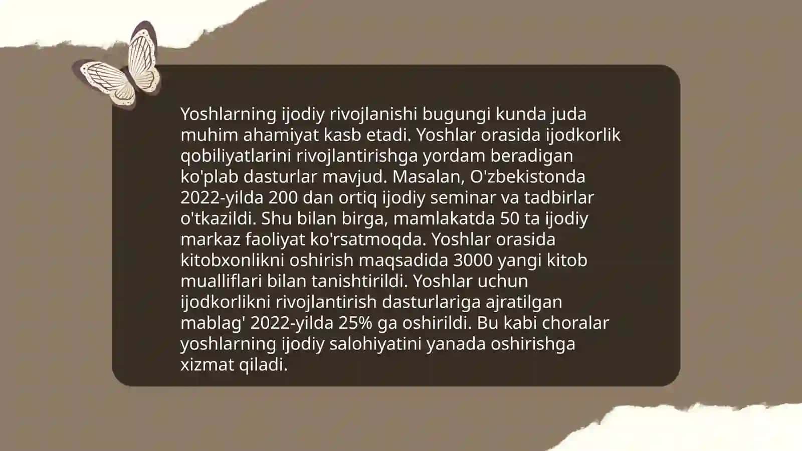 Yoshlik davri haqida 4
