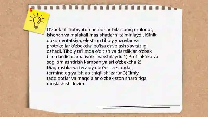 O'zbek tilini sohada qo'llanilishi 4