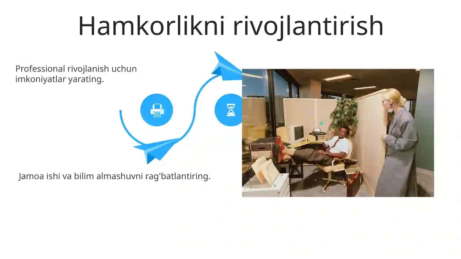 Maktbda xodimlarning ish samaradorligini oshirish usullari 4