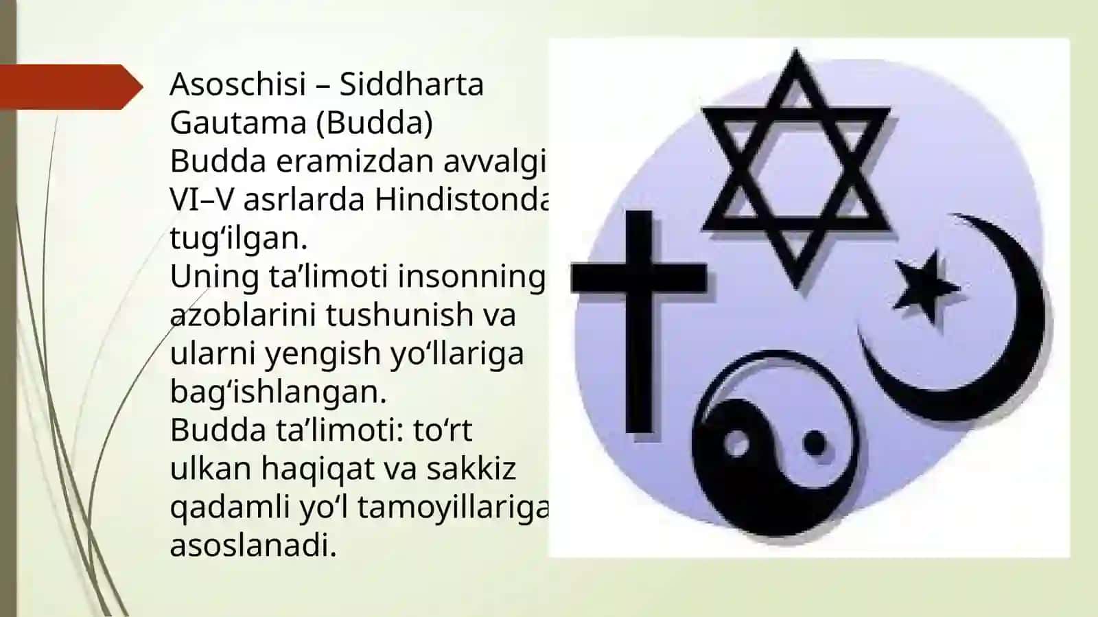 Buddizm dini va uning paydo bo‘lishida ijtimoiy-tarixiy shart-sharoitlar 4