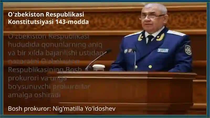 BESHINCHI BO’LIM.DavlathokimiyatiningtashkiletilishiXXV-bob.Prokuratura 4