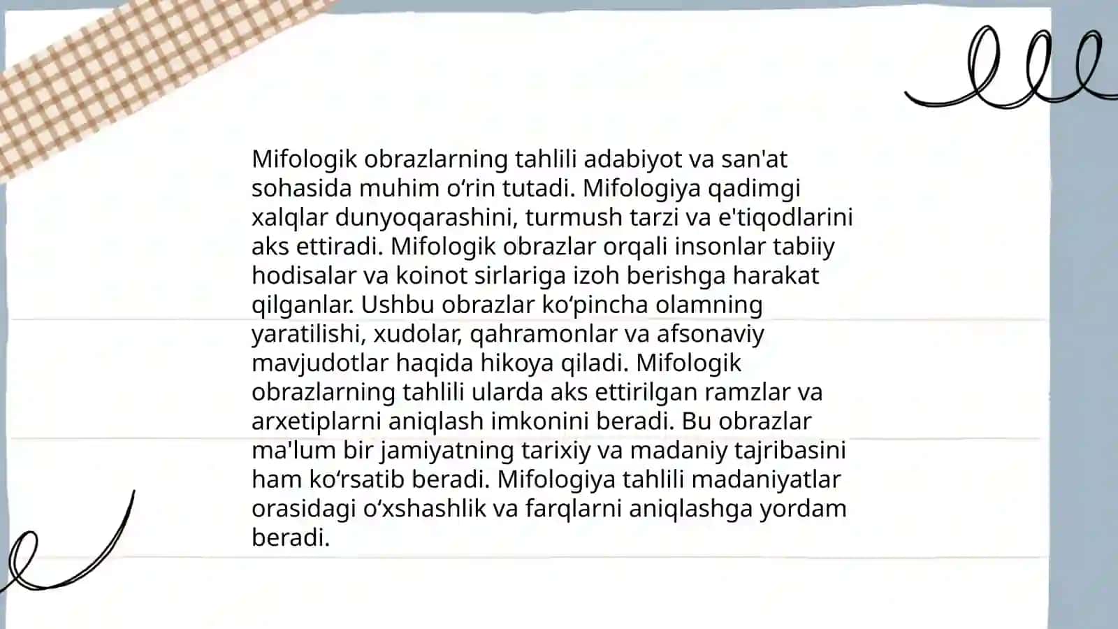 Rivoyat.Mif,afsona va asotir janrlari badiyati 4