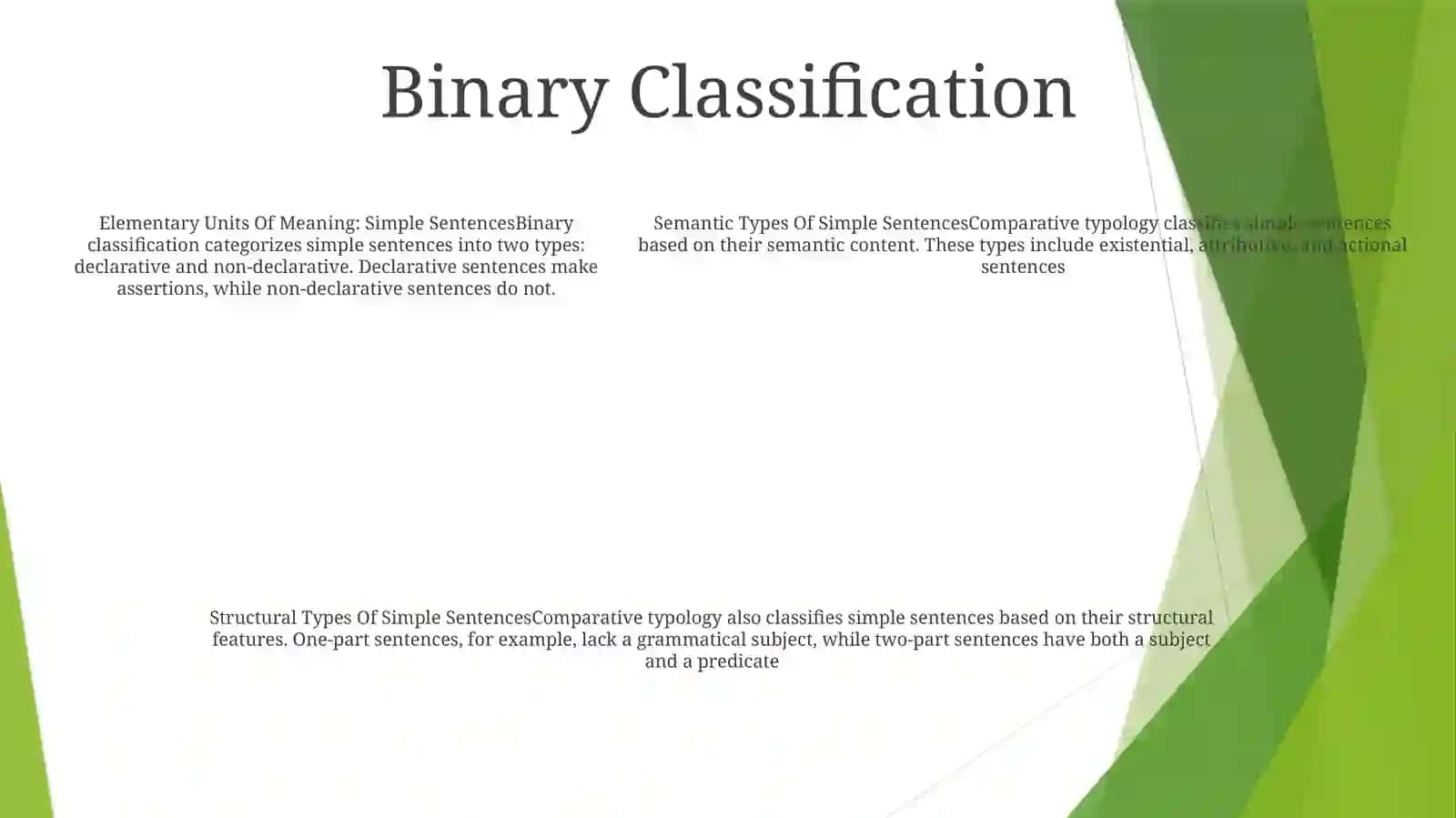 Comparative Typology Of Semantic-Structural Classification Of Simple Sentences 4