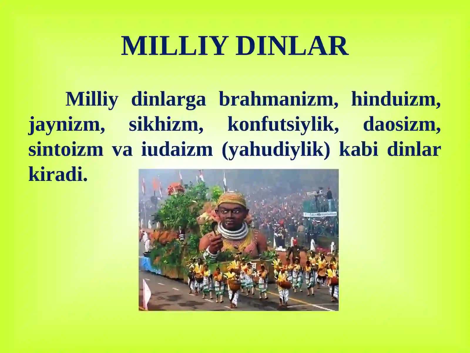 MILLIY DINLAR 4