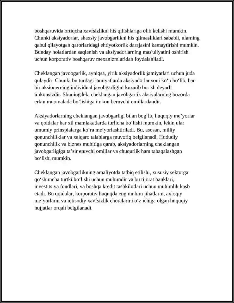 AKSIYADORLARNING JAVOBGARLIGI 4